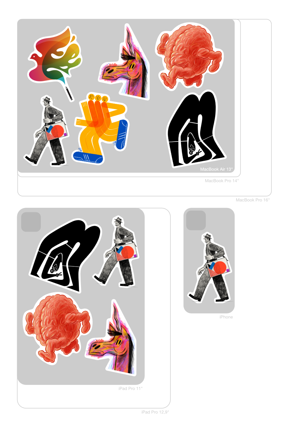 Sticker Set / 01