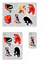 Zestaw naklejek / 02