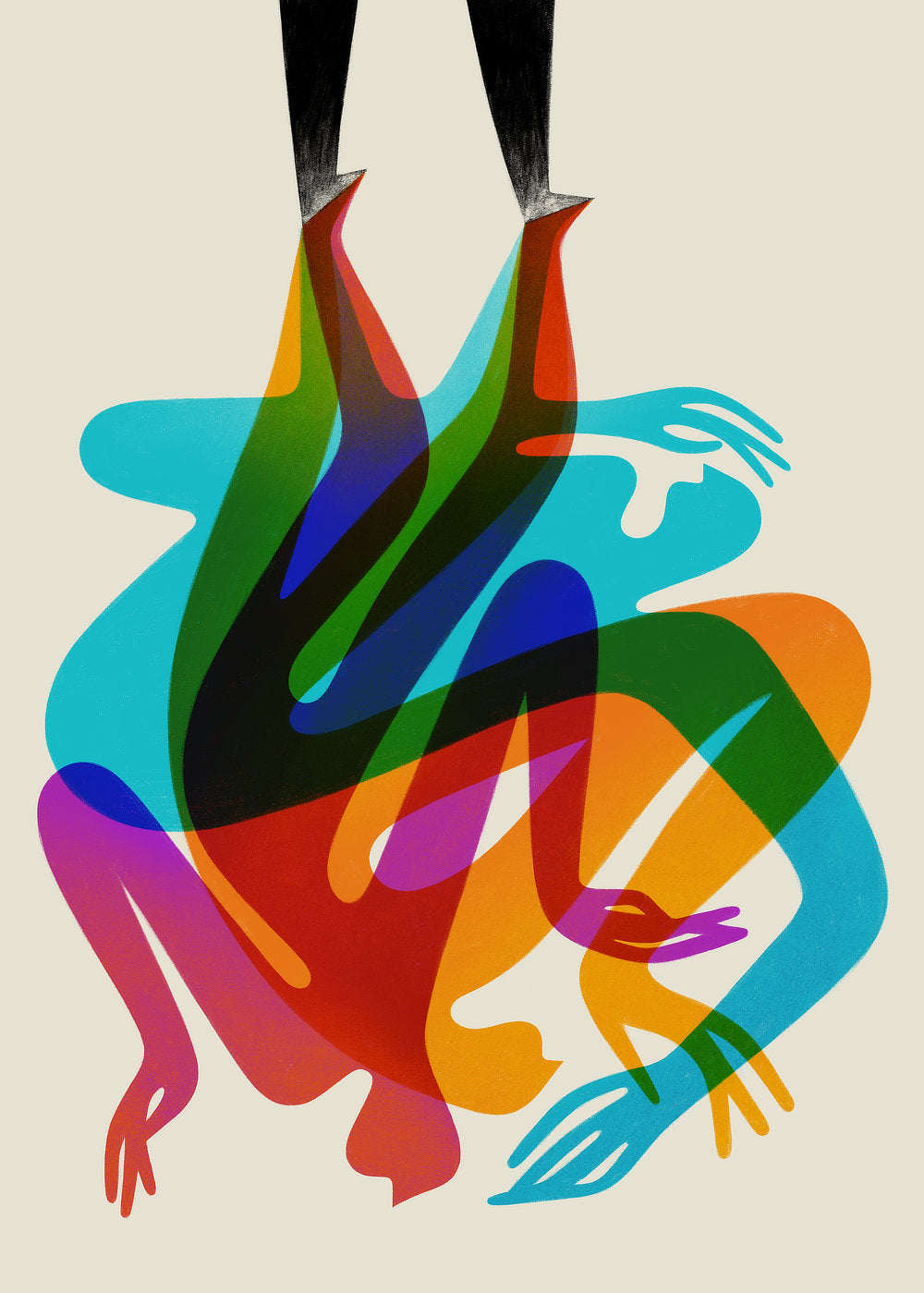 Aktorstwo - ilustracja do plakatu Kaliskie Spotkania Teatralne 2025