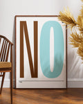 Plakat NO