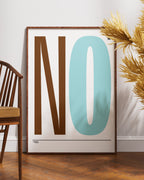Plakat NO