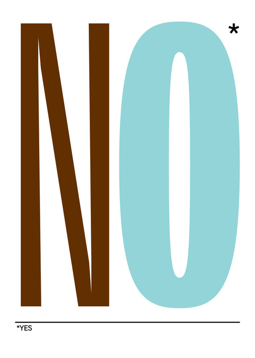 Plakat NO
