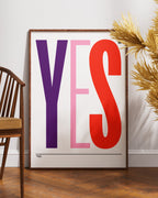 Plakat YES